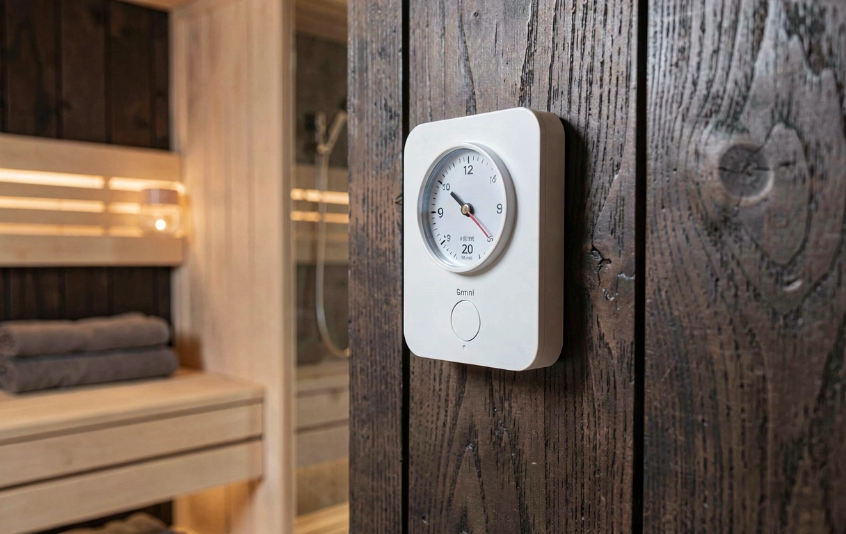 Szauna belső részlet